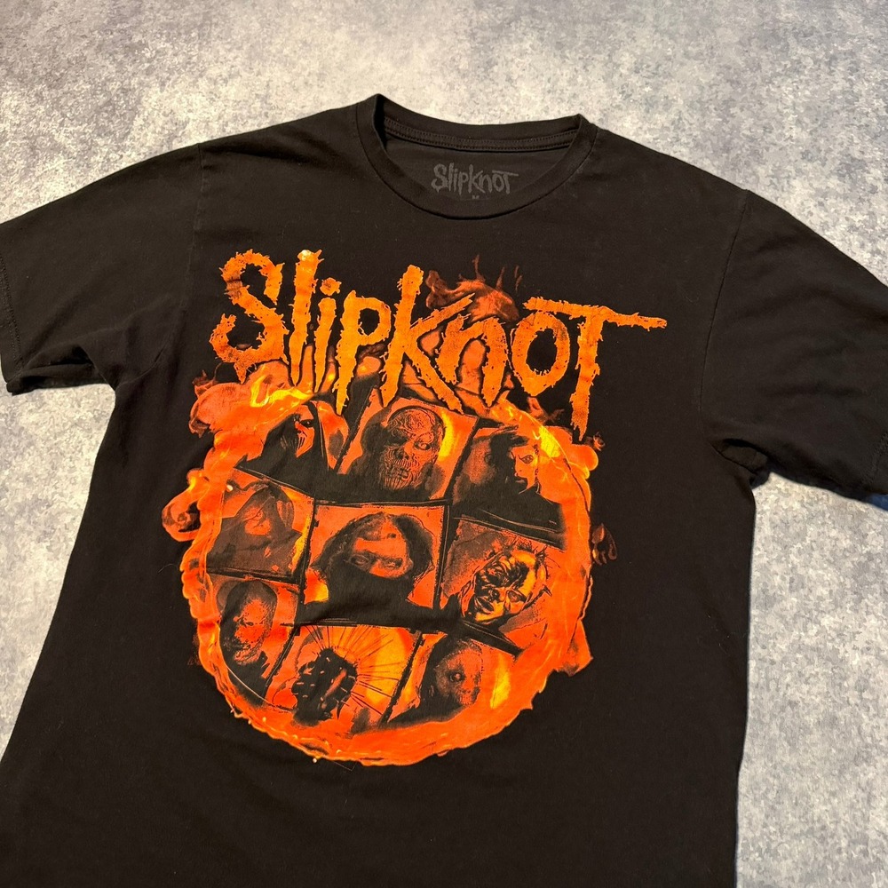 Slipknot Band T Shirt Black Men's Size Medium Graphic Tee We Are Not‎ Your Kind